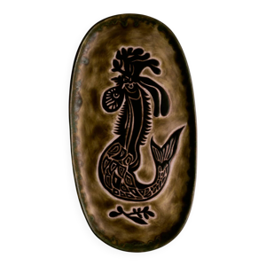 plat en céramique, Jean