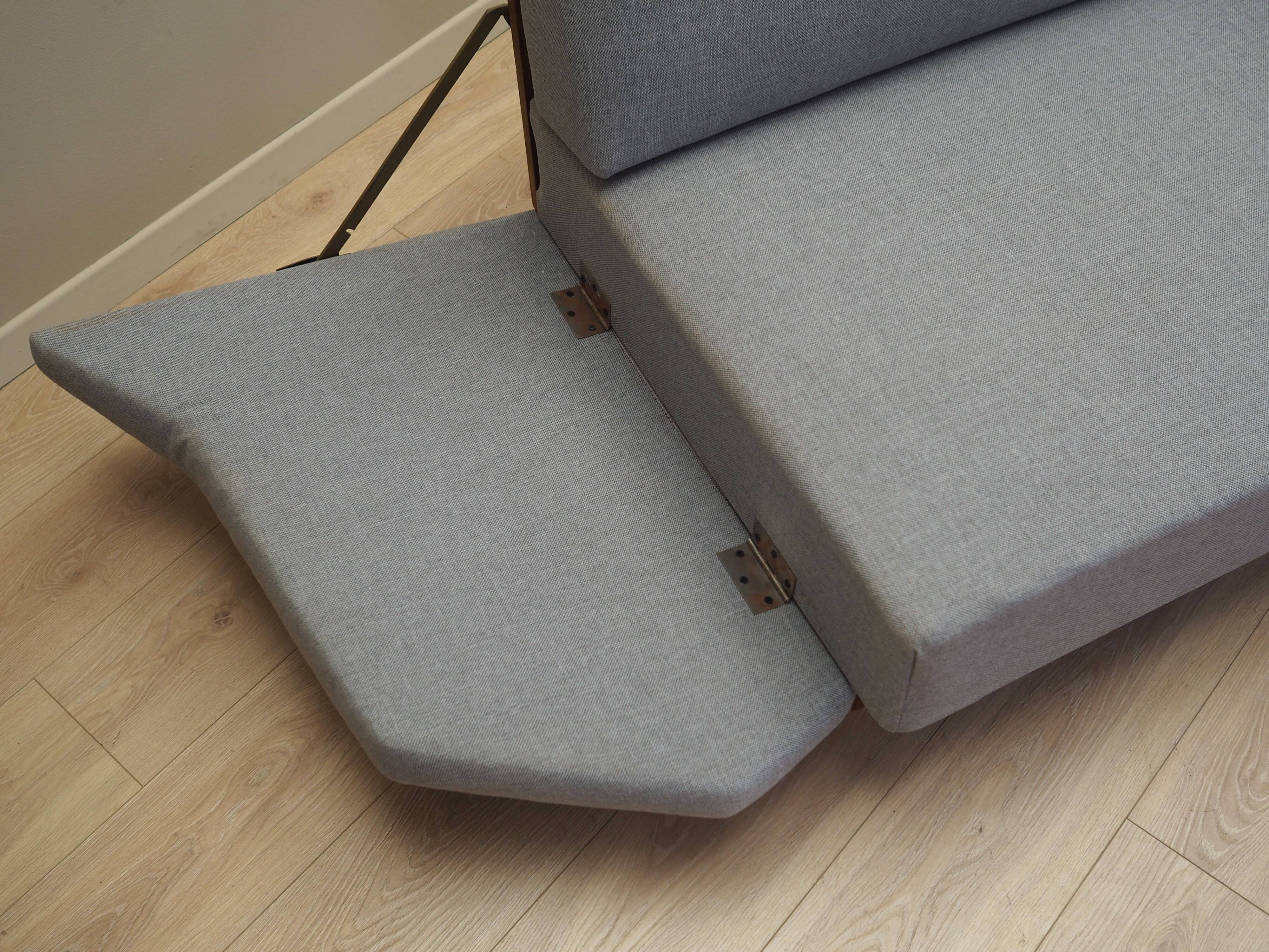 Grey sofa, Danish design, 1960s, produced in Denmark