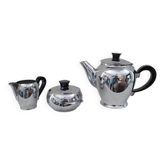 Vintage Chrome Coffee Set Baumlin – 1950s Design
