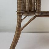 Wicker & rattan serving trolley 1900