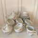 Tea service "Pink flowers" Bavarian porcelain