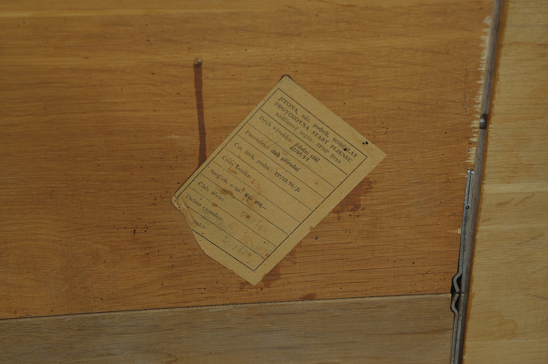 Fully renovated midcentury dining table by Jitona 1960´s, Czechoslovakia