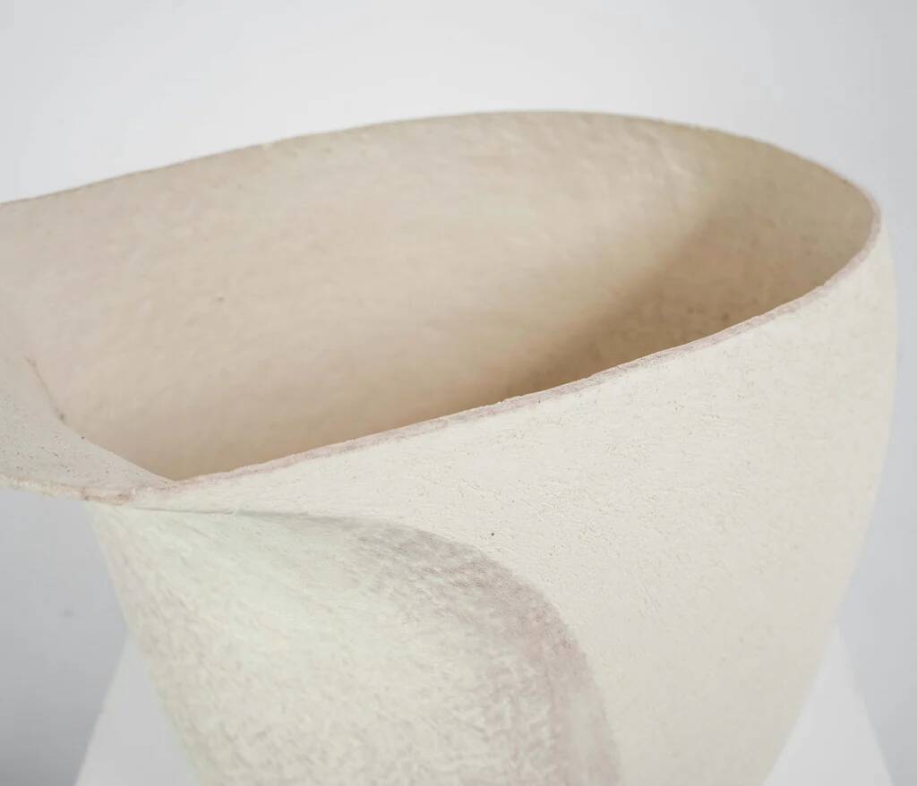 Large hand built stoneware vessel by Betty Blandino (1927-2011)