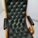 Chesterfield model Victoria chair in dark green leather