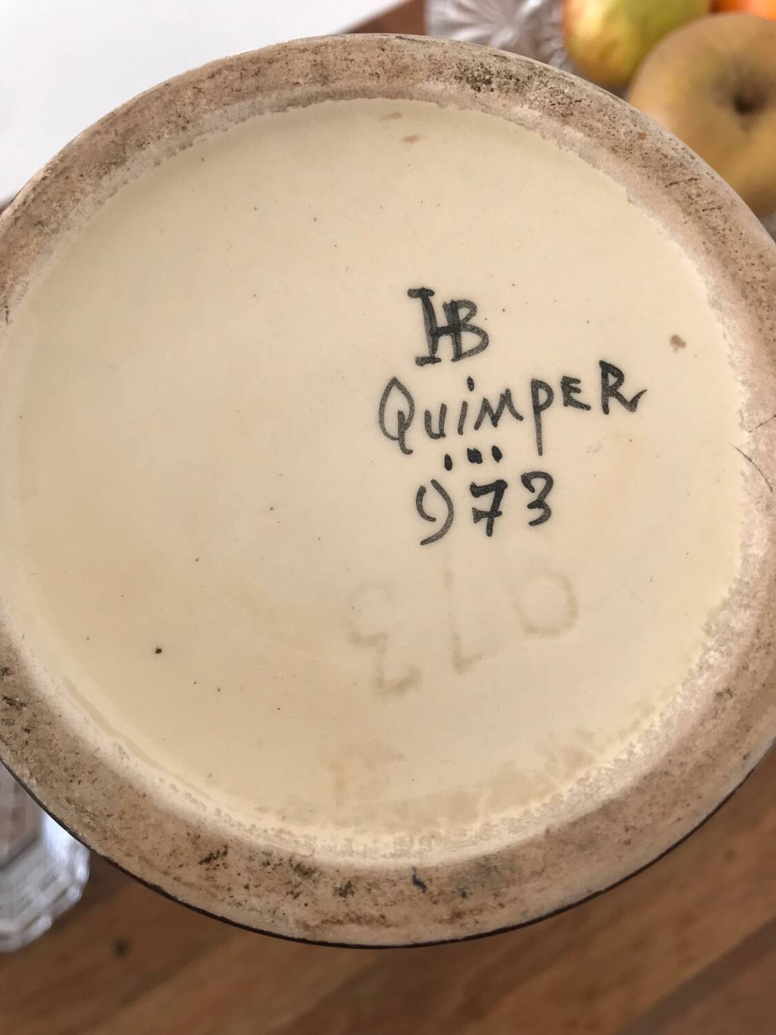 Grand vase breton Henriot Quimper