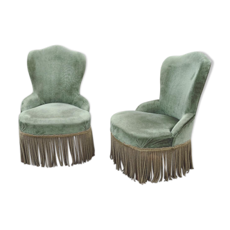 Pair of vintage toad chairs