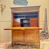 Lebrund Jean-Baptiste Louis XVI period mahogany secretary stamped