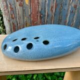 Pique glass flowers, hick double glass paste in the shape of a pebble