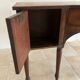 George III curved buffet in cherry wood, late 18th century.