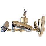 Space Age Multi Lights Ceiling Lamp in the Style of Stilnovo, Italy 1970's