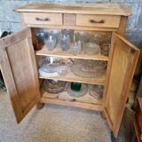 Buffet parisien en bois brut