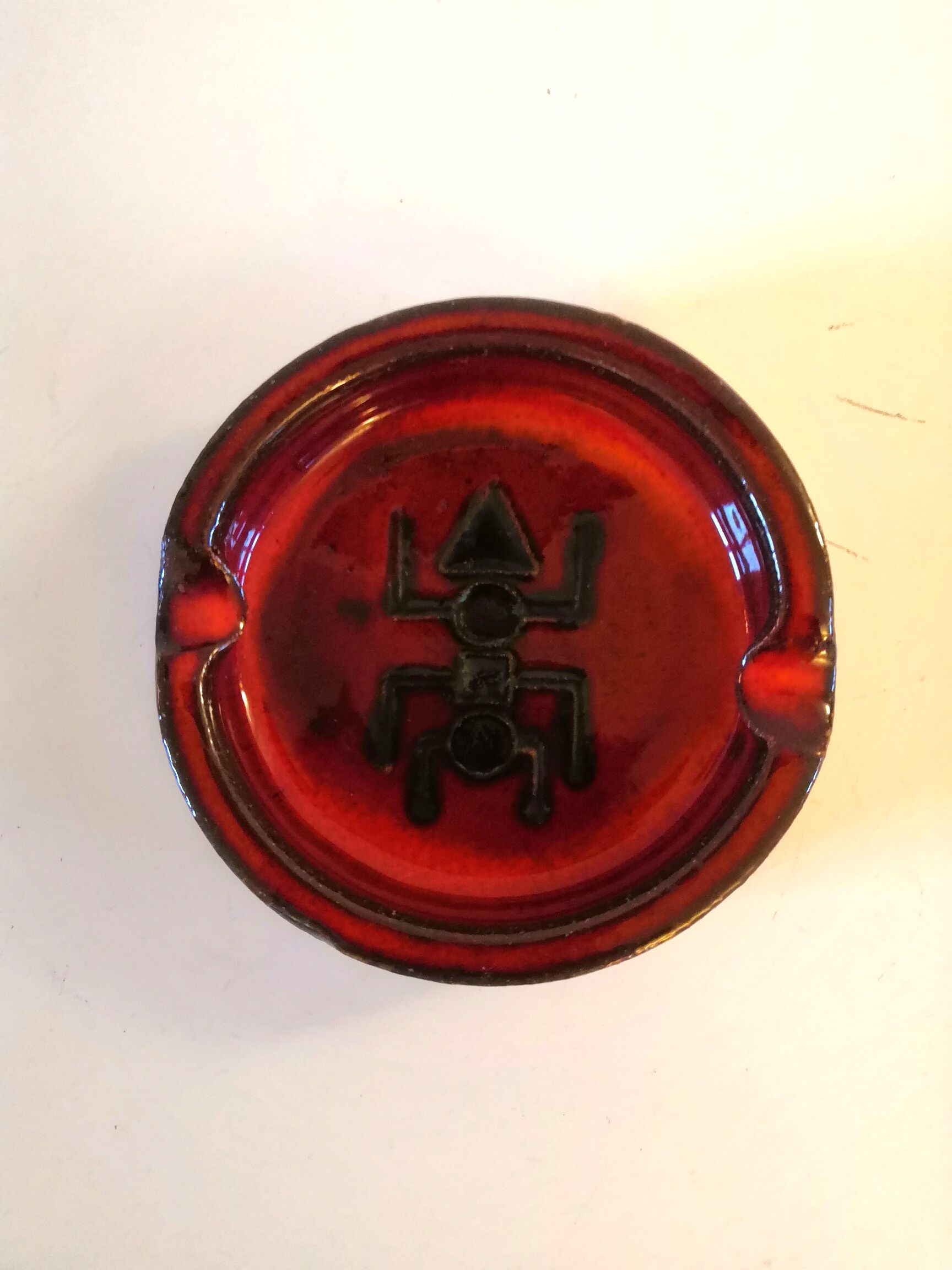 Vintage ceramics signed Erta Belgium 70s