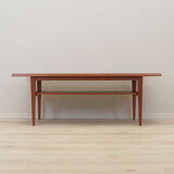 Teak coffee table, Danish design, 1970s, production: Denmark