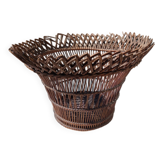 Vintage wicker basket 23 cm