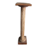 Old wooden column
