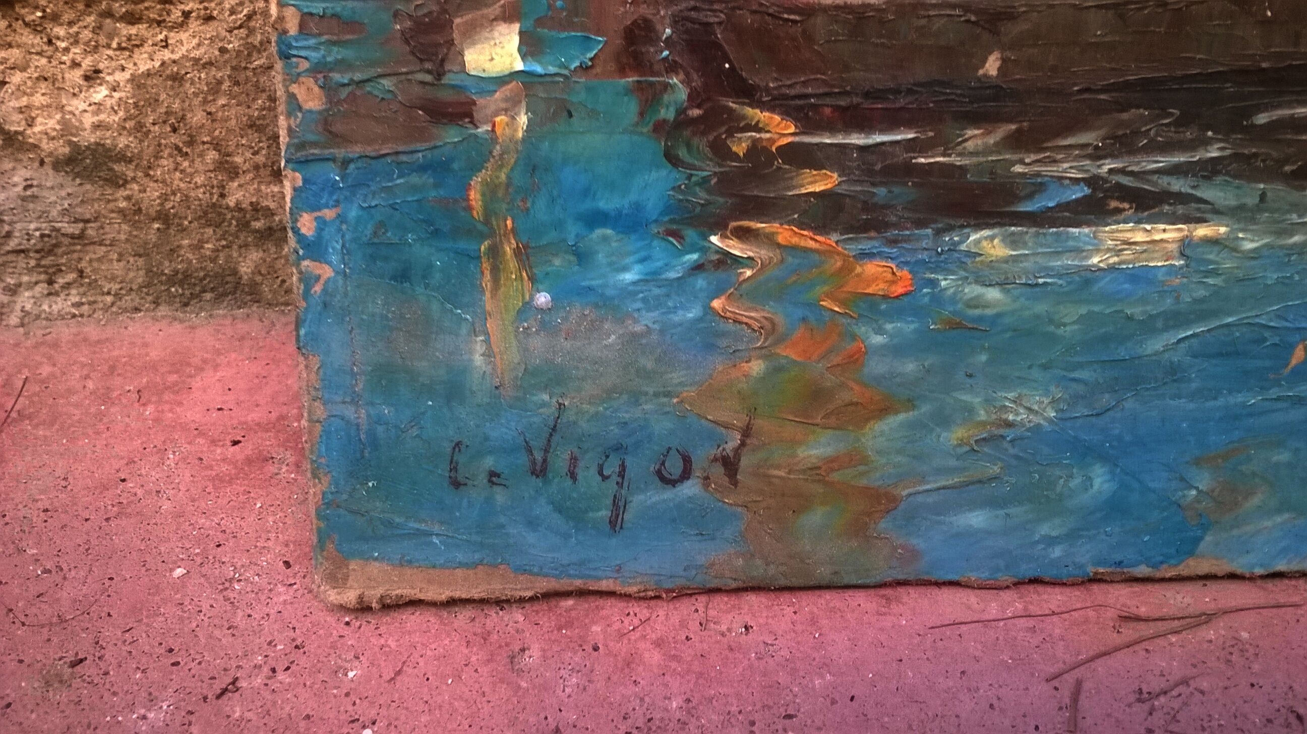 Peinture de St Tropez par Le Vigon