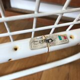 Metal folding chair by Talin Editions