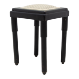 Tabouret rembourré historicisme repose-pieds années 1910, Autriche Hongrie