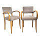 Pair of 1950s bridge chairs