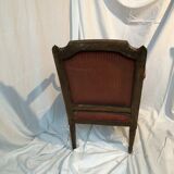 Louis XVI period flat chair