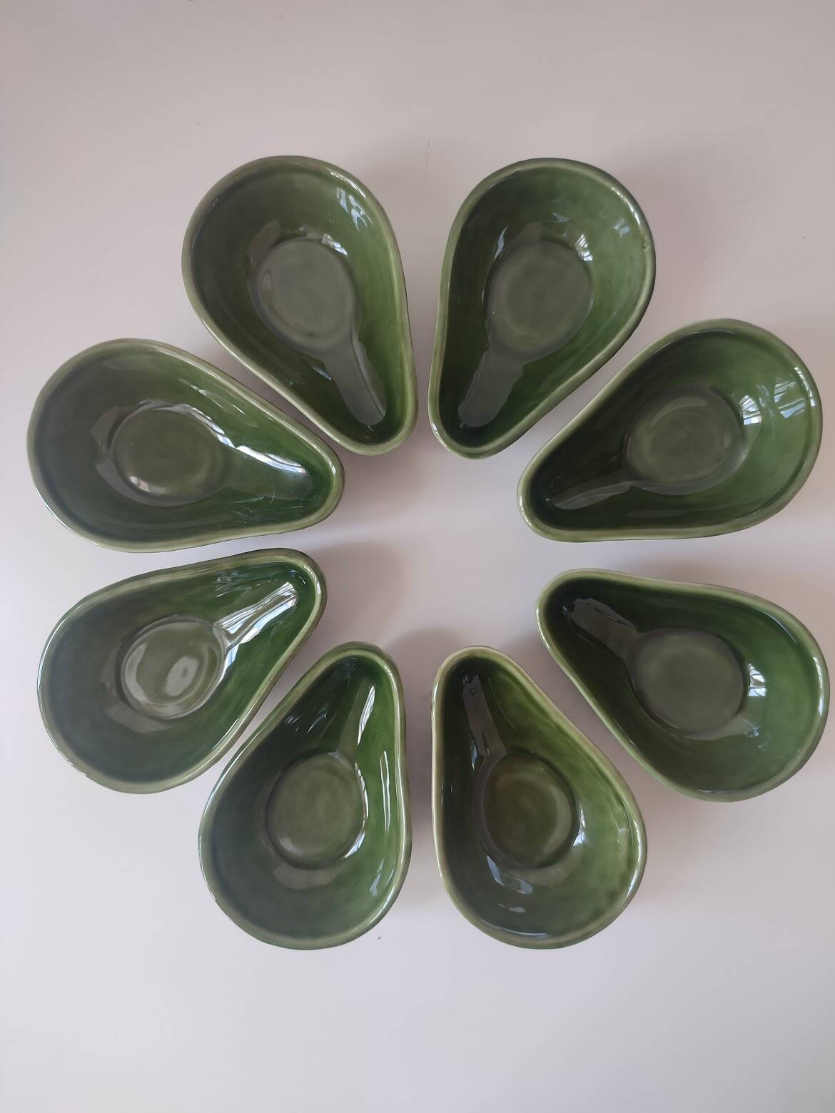 Lot coupelles barbotine avocat