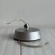 Vintage 70s pendant light in orange metal, Space Age design