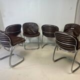 Lot de six chaises “Sabrina” – Gastone Rinaldi pour Rima Italie