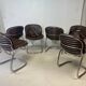 Set of six “Sabrina” chairs – Gastone Rinaldi for Rima Italy