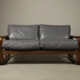 "Hombre" two-seat sofa by Burkhard Vogtherr for Rosenthal Furniture, 1970s