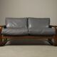 Sofa "Hombre" deux places par Burkhard Vogtherr pour Rosenthal Furniture, années 1970.