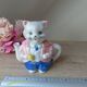 Mini ceramic cat teapot