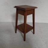 Table d'appoint vintage en chêne des années 1930
