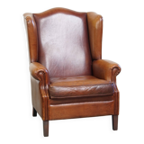 Fauteuil à oreilles en peau de mouton