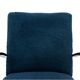Blue boucle J. Halabala Armchair, after renovation
