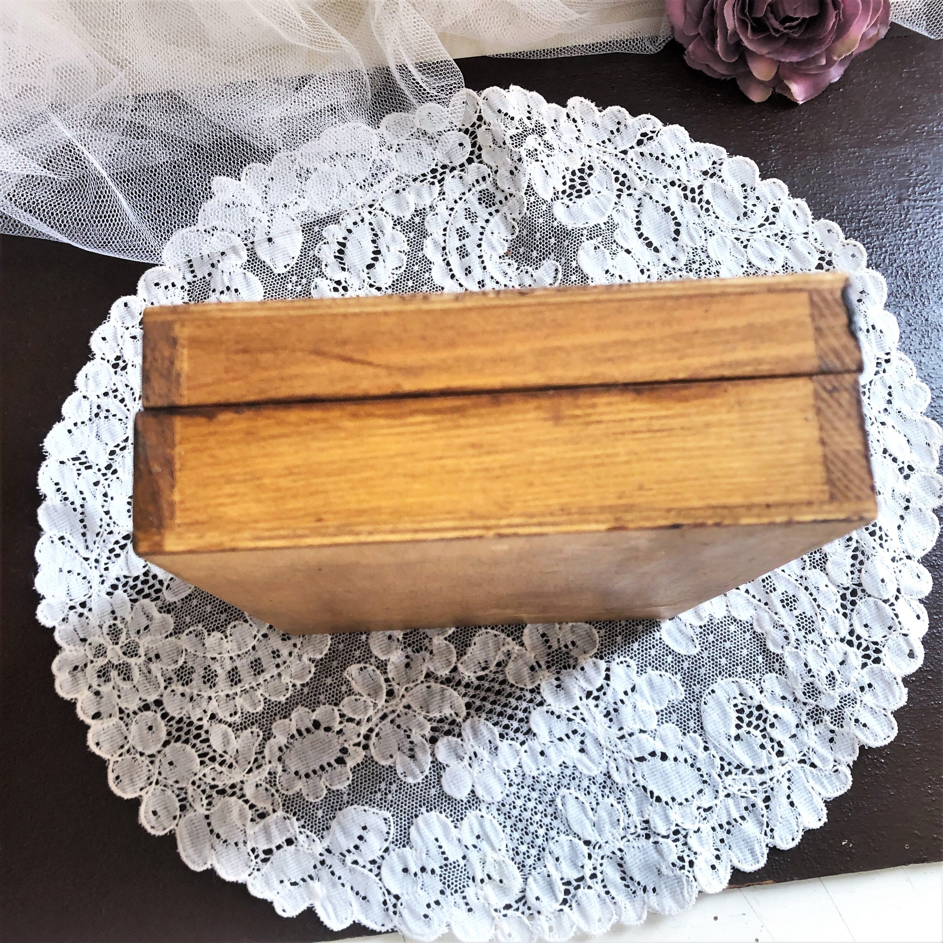 Wooden box for card games