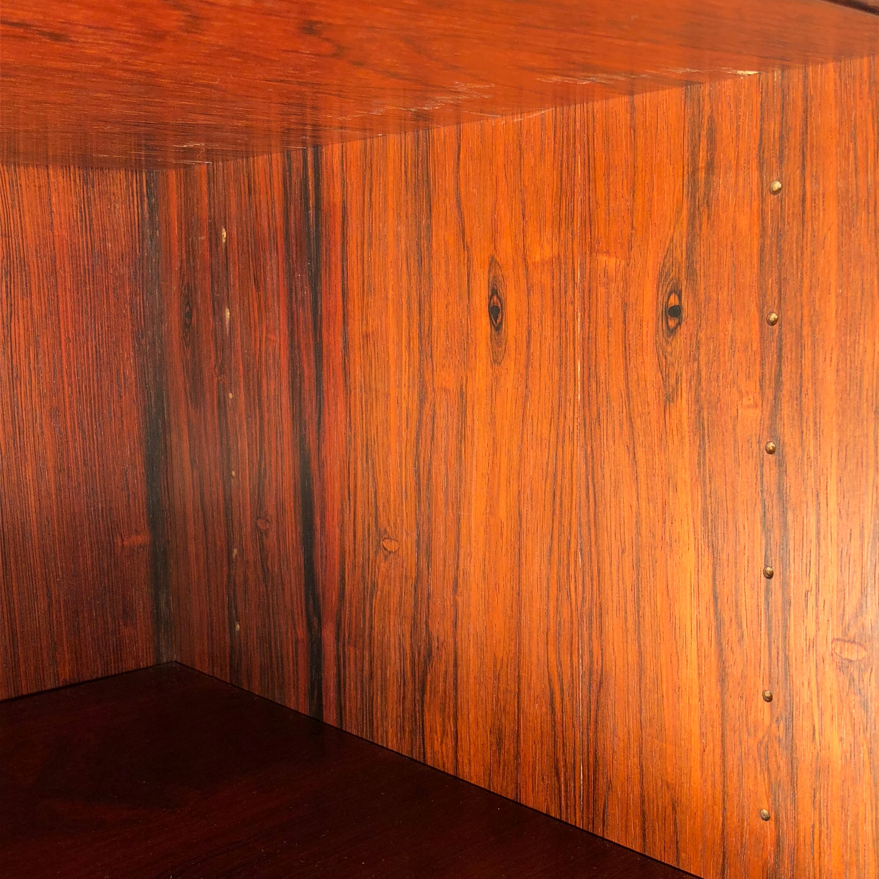 Scandinavian bookcase in the 1960s rosewood