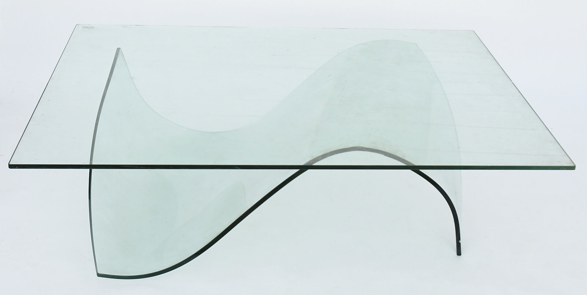 Glass coffee table