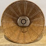 Suspension rotin vintage