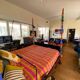 Mexican artist four-poster bed, king size, memory foam mattress