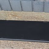 60s string wall shelf modular in black metal