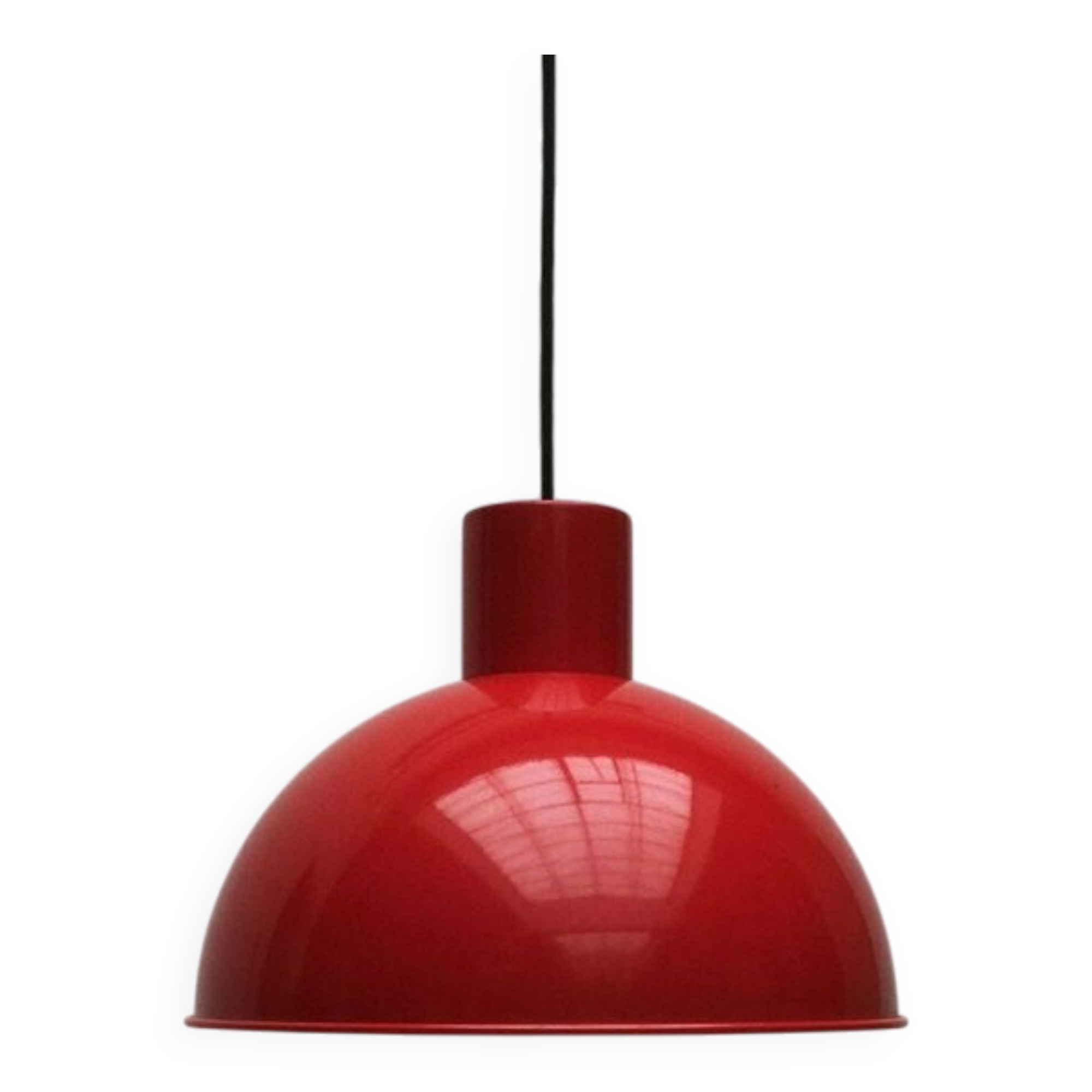 Suspension Maximale Bunker Métallique Danoise du Milieu du Siècle par Johannes Hammerborg pour Fog & Mørup, années 1970