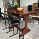 High table / bar table in teak – 4 to 6 people