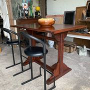 High table / bar table in teak – 4 to 6 people