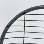 Niels Gammelgaard for Ikea grey wire metal folding chair, 1970s
