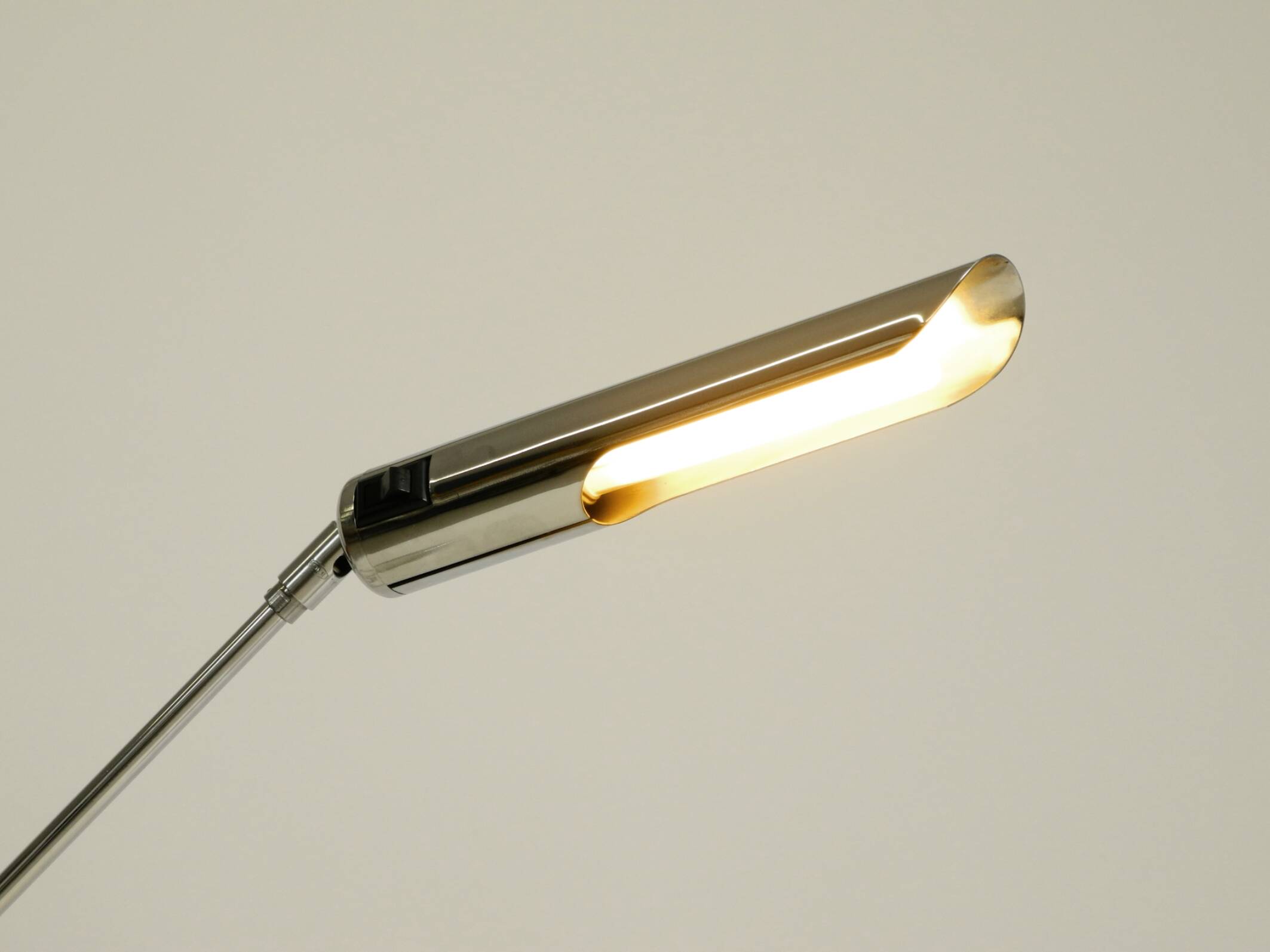 1980s chrome-plated metal table lamp by Abo Randers for IKEA