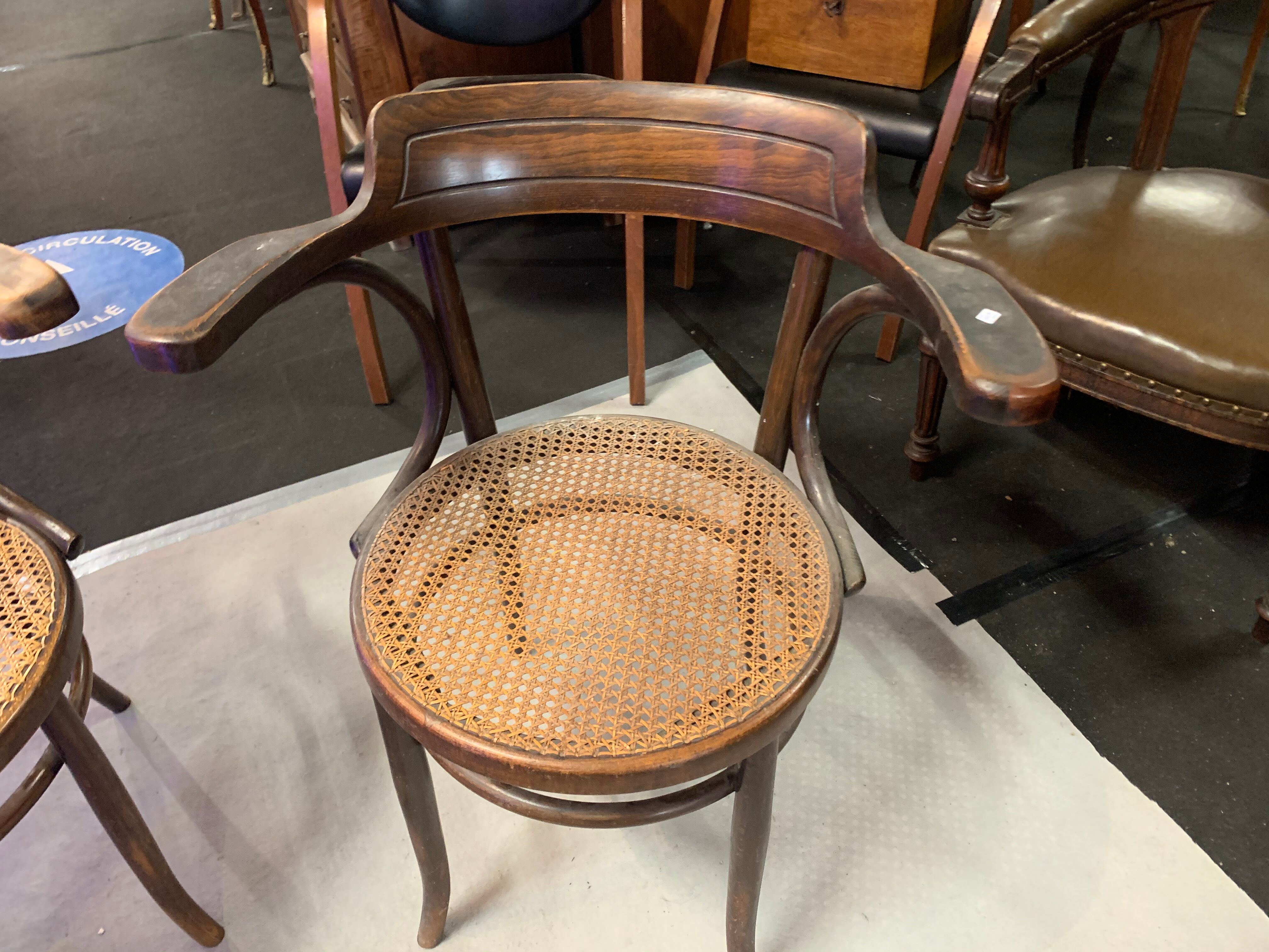 Pair of fischel bistro chairs