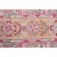 1970s Turkish Hand-Knotted Wool Cotton Pink Runner 78x367