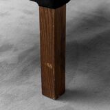 set di quattro sedie velluto legno anni '70 vintage modernariato