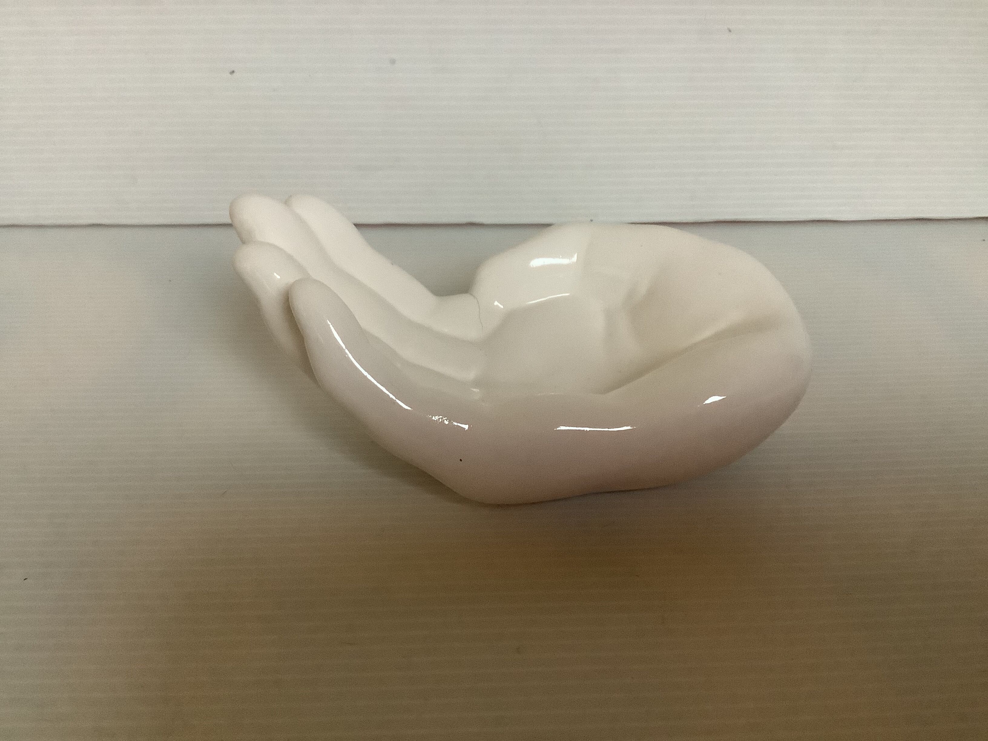 White hand trinket bowl