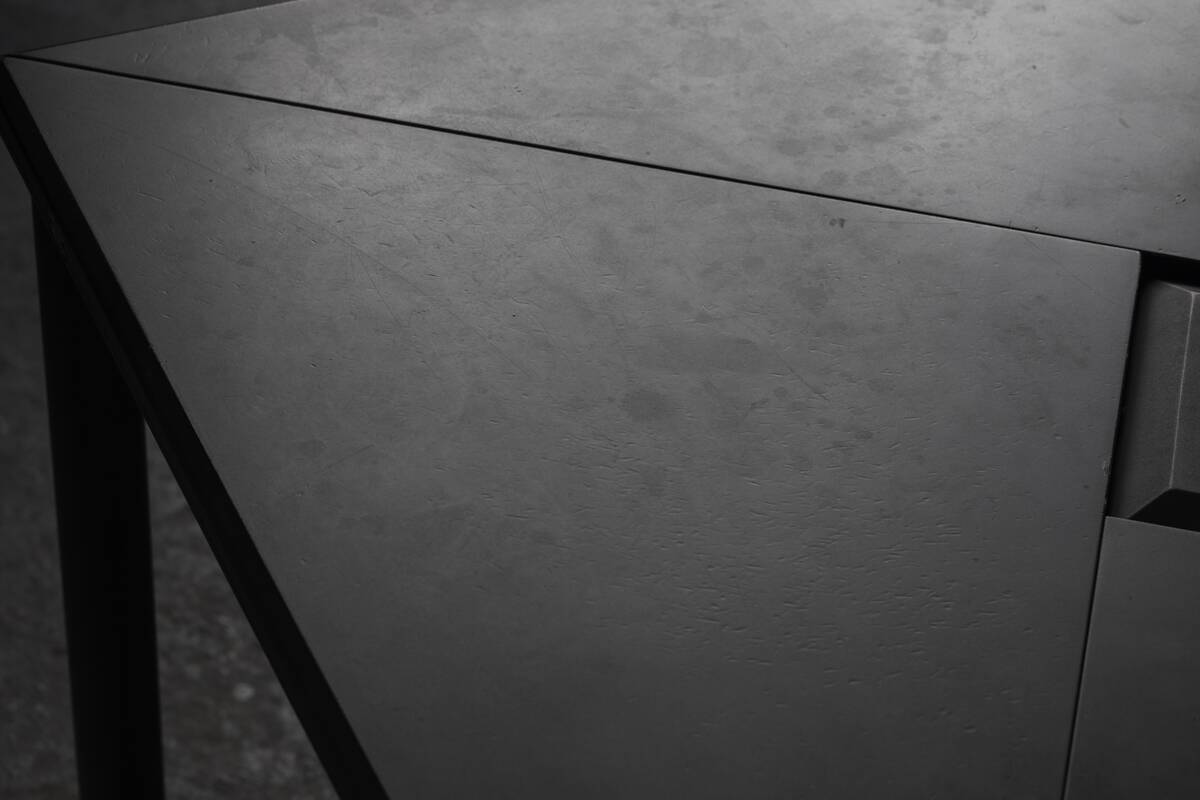 Origami dining table, Italy, 1980s